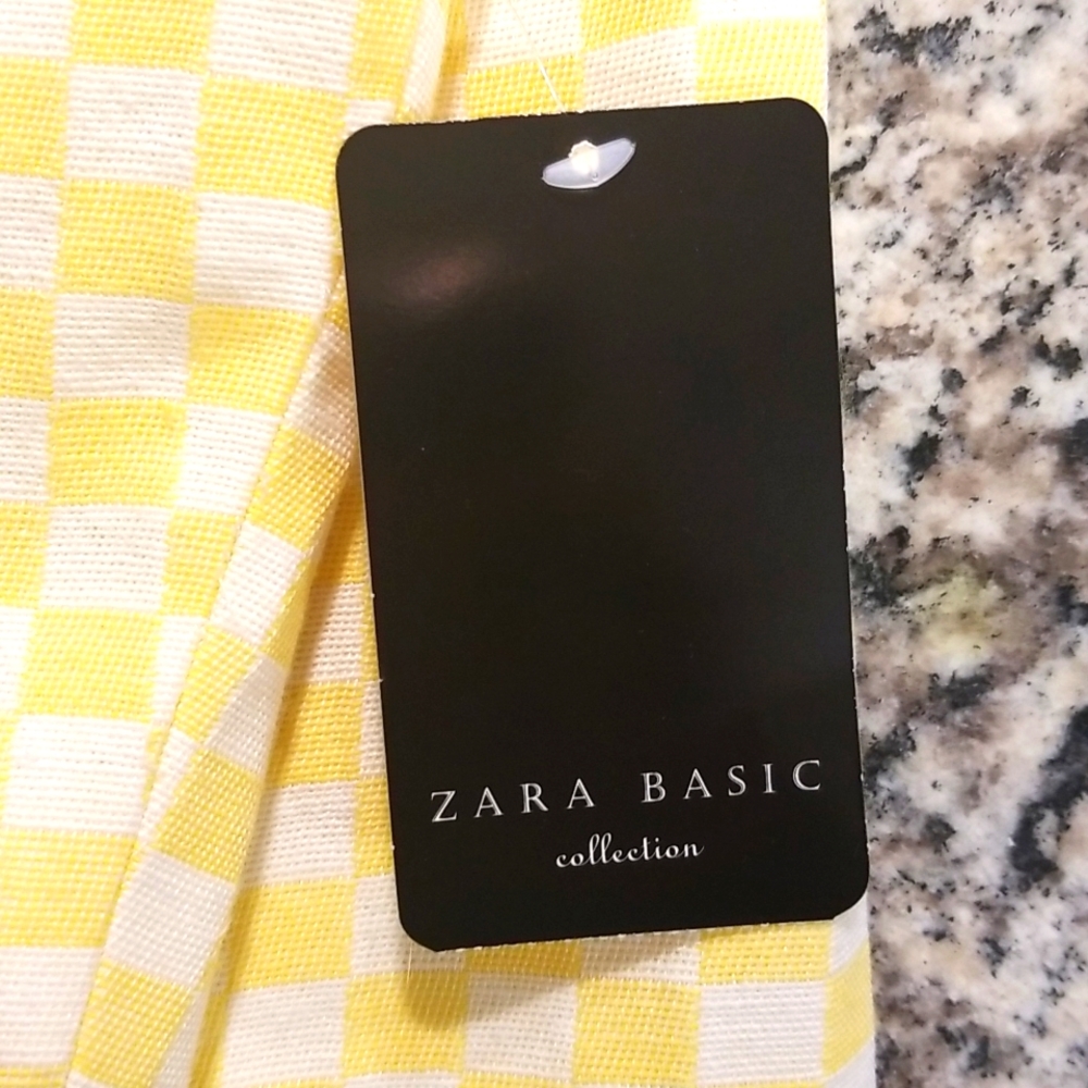 DONATED 03.26 ZARA Checkered Jacket NWT - Picture 6 of 16